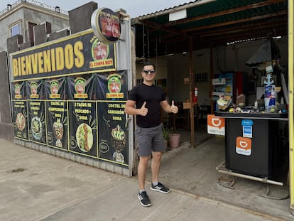 Mariscos Compa Moy, en julio de 2025, en Ensenada.