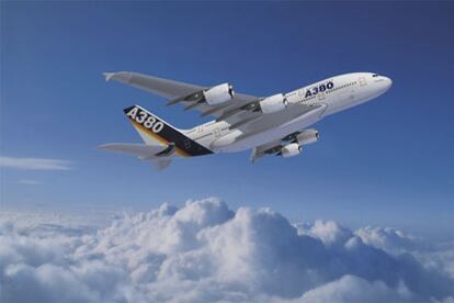 Durante este trimestre volará el primer modelo del A-380 de Airbus para 555 pasajeros.