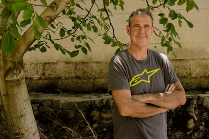 Antonio Landa, en una foto tomada la pasada semana en Caspe (Zaragoza).