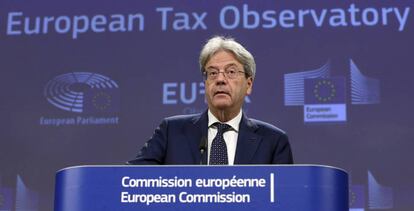 El comisiario europeo de Economía, Paolo Gentiloni.