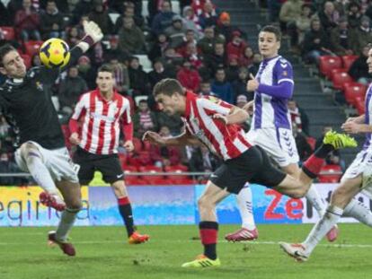 Partido de Copa entre Athletic y el Valladolid.