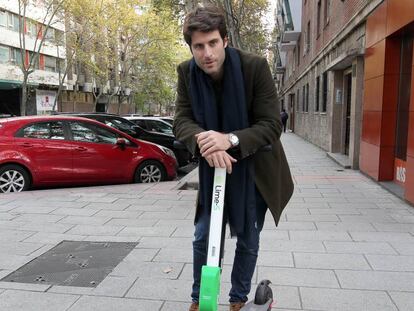 Álvaro Salvat, director general de la compañía de patinetes Lime