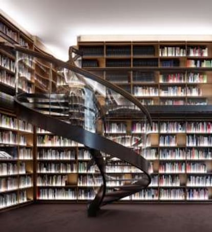 Biblioteca del Museo Voorlinden, en La Haya.