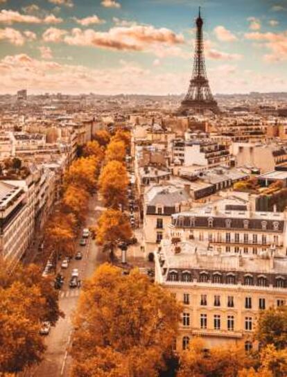 Vista de París, primera etapa de un circuito por el norte de Francia.