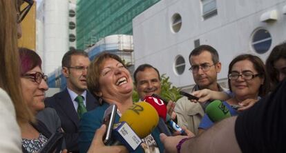 La conselleira de Sanidade, en el hospital Meixoeiro de Vigo