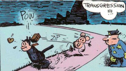 Viñeta de 'Krazy Kat', de George Herriman.