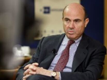 El ministro de Econom&iacute;a y Competitividad, Luis de Guindos.