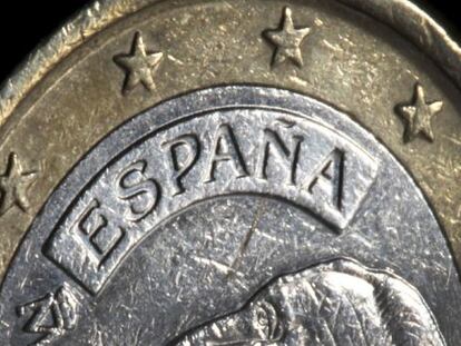 En la imagen, una moneda de euro.