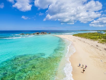 Una playa en las Islas Turcas y Caicos.