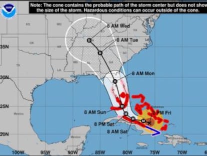 Sigue al minuto la última hora y la trayectoria del ciclón, que ya ha impactado en Florida