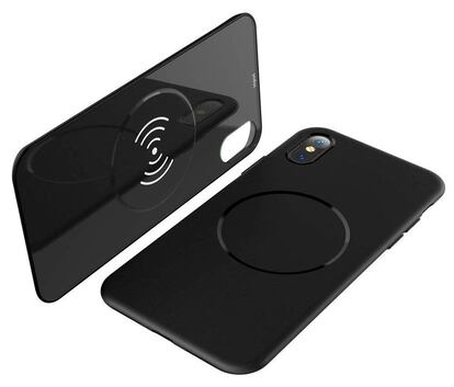 Esta funda no solo destaca por tener suficiente energía para cargar casi dos veces el iPhone XS, sino también porque ademas puede recargarse también sin cables, mediante carga inalámbrica. Compatible para el iPhone XS y el iPhone X.