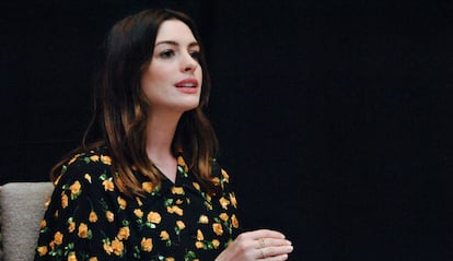 Anne Hathaway, en Nueva York el pasado julio. 