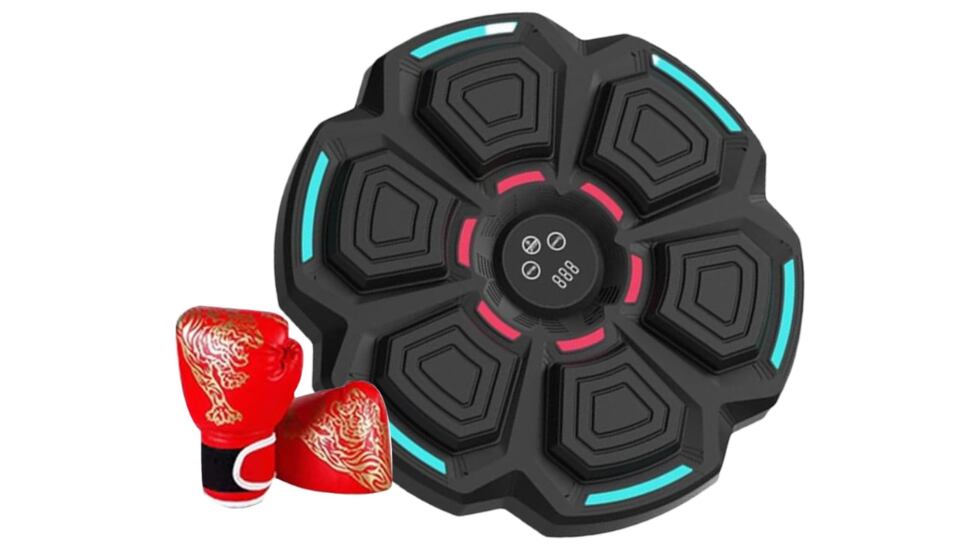 Máquina de boxeo con música.