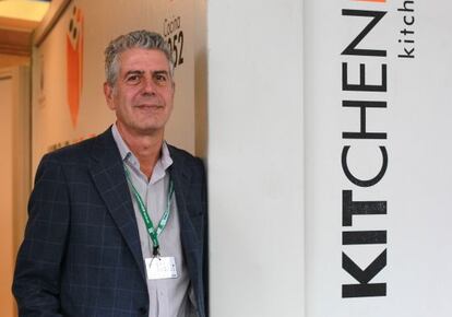 Anthony Bourdain, en una de sus visitas a España.
