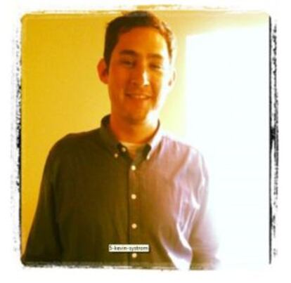 Kevyn Systrom, creador de Instagram, en una foto tomada con su aplicación.