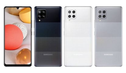 Gama de colores del Samsung Galaxy A42 5G.