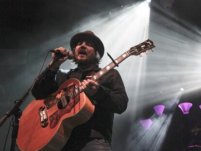 Jeff Tweedy, el martes en el concierto de la banda Wilco en el madrileño Teatro Circo Price.