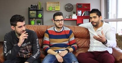 El 'youtubers' d'Andro4all, amb Auronplay.