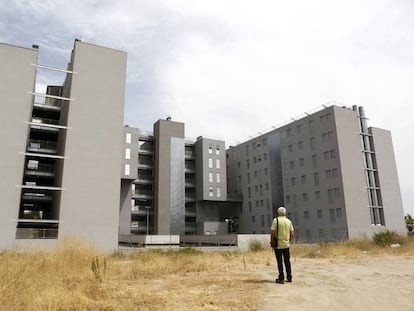 Bloques de viviendas públicas en un distrito de Madrid.