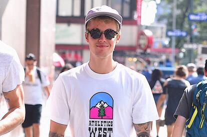 Bieber, el domingo pasado en Nueva York.