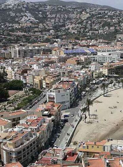 Urbanizaciones en primera línea de costa en Peñíscola, en una imagen de 2006.