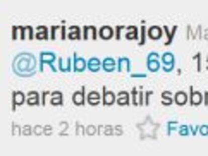@marianorajoy rechaza debatir de política con un joven de 15 años