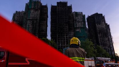 Incendio en Hong Kong