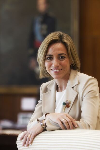 La ministra de Defensa, Carme Chacón.