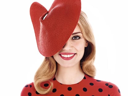 Patricia Conde da la cara