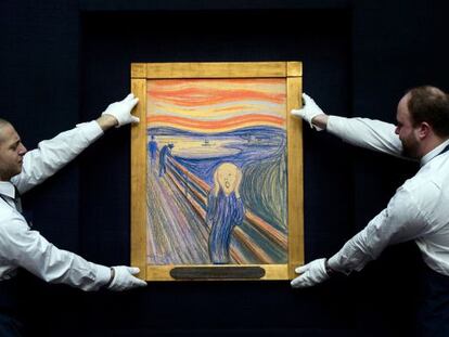 &#039;El grito&#039; de Munch, vendido por 90 millones de euros en Nueva York.