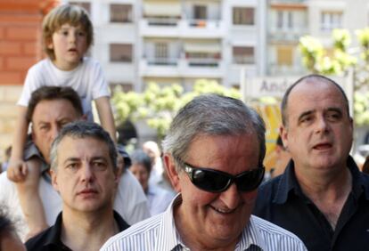 Iñigo Urkullu y Joseba Egibar durante la inauguración del Batzoki de Eibar.