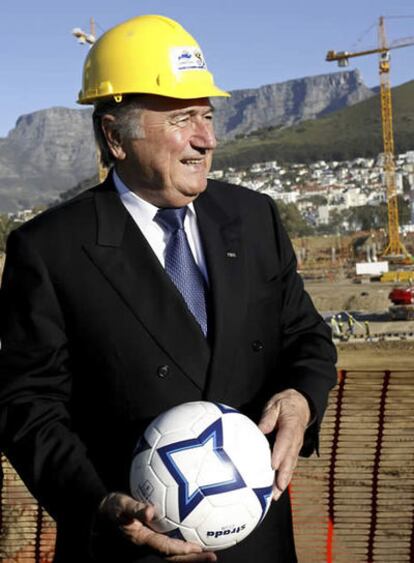 Joseph Blatter, en una visita a Sudáfrica