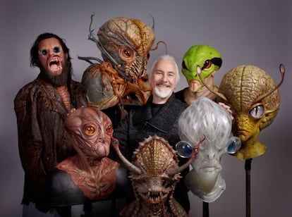 El maquillador Rick Baker. 