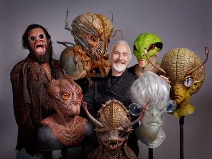 El maquillador Rick Baker. 