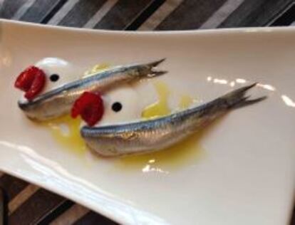 Boquerones al vinagre.