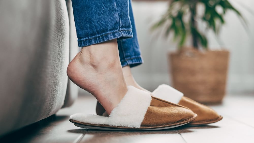 Chaussons Stitch Officiels Pour Enfants - Pantoufles Douces Et Antidérapantes - Idéal Pour La Maison En Hiver