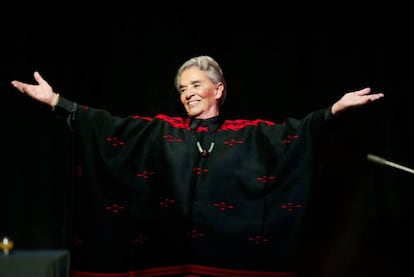 Chavela Vargas durante a segunda etapa de sua carreira.