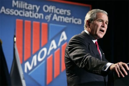 Bush, durante el discurso ofrecido al que han asistido numerosos embajadores en Estados Unidos.