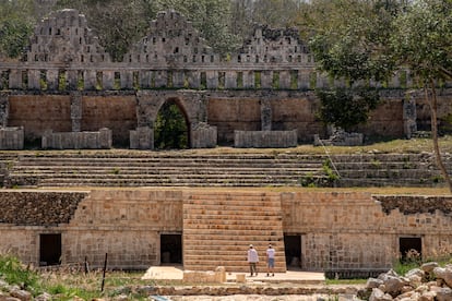 El Palomar en la zona arqueológica de  Uxmal, Yucatán