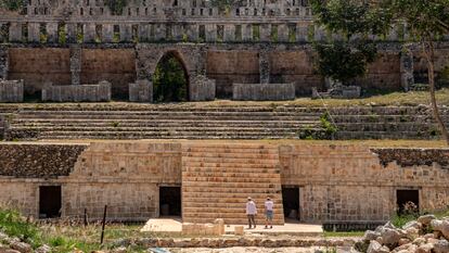 El Palomar en la zona arqueológica de  Uxmal, Yucatán, el 13 de marzo del 2024.