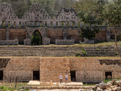 El Palomar en la zona arqueológica de  Uxmal, Yucatán, el 13 de marzo del 2024.