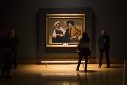 La buenaventura de Caravaggio en el museo MUNAL de Ciudad de M&eacute;xico 