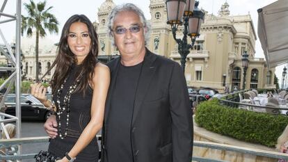 Briatore, con su esposa Elisabetta Gregoraci.