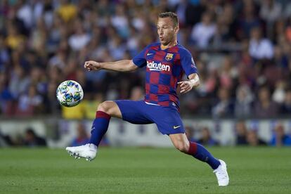 Arthur, en Champions ante el Inter.