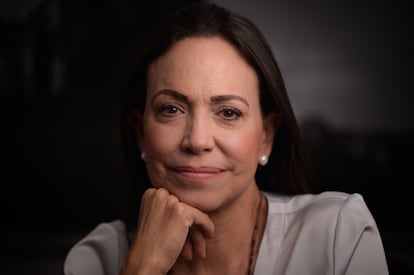 María Corina Machado en Caracas (Venezuela).