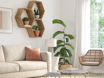 Las plantas artificiales también pueden ser bonitas y crear un ambiente acogedor en casa o en la oficina.