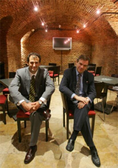 Javier Candela (izq.) y Antonio Fernández Casado.