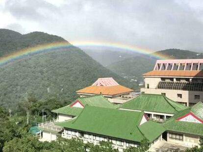 Un arcoiris visto en Taiwán el pasado año y que aspiró a ser el que más tiempo ha durado.