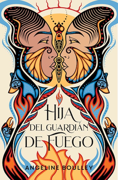 portada libro 'Hija del guardián de fuego', ANGELINE BOULLEY. EDITORIAL NUBE DE TINTA
