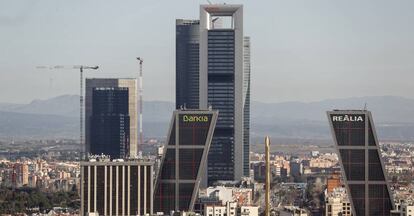 Torres de La Castellana, Realia y Bankia.